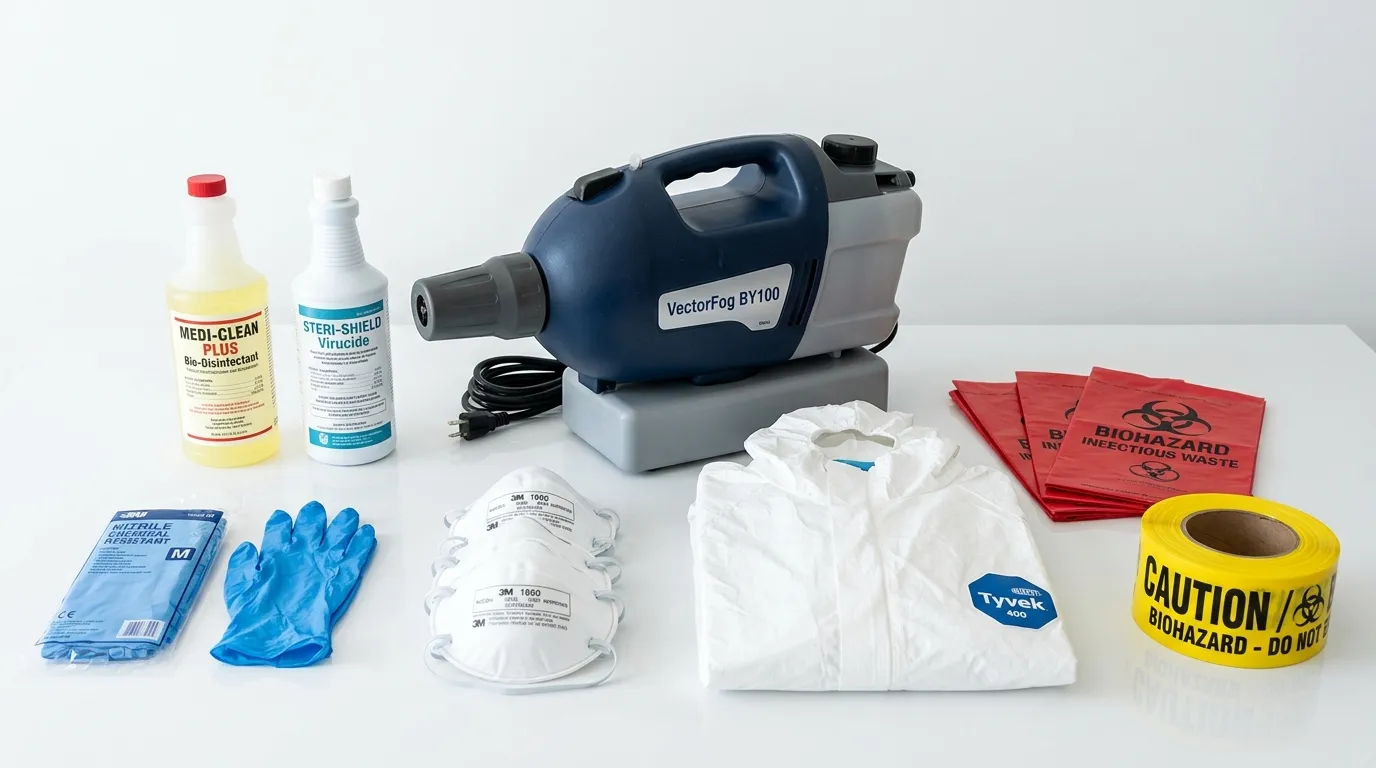 Professional biohazard remediation crew working in Strawberry Mansion